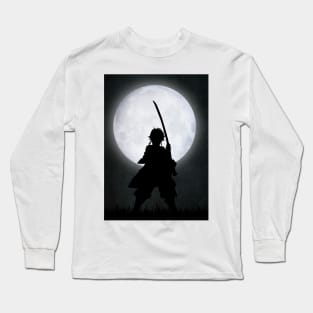 Silhouette Kamado Tanjiro Long Sleeve T-Shirt